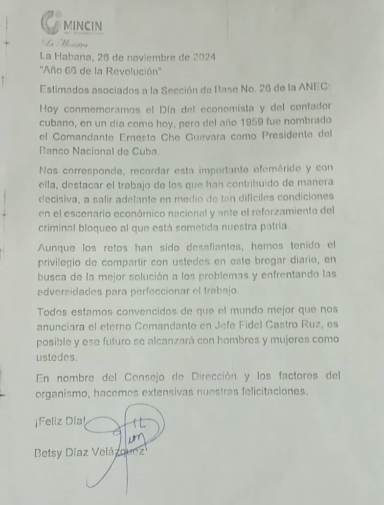 felicitación