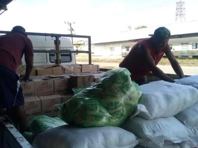 distribución donativo