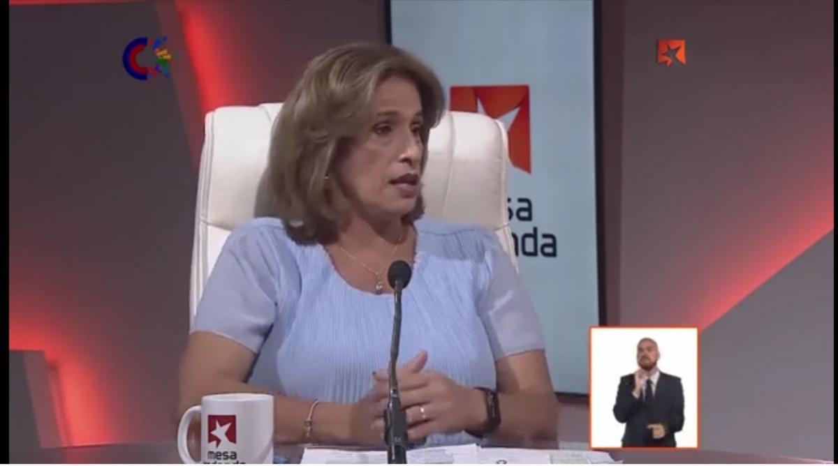 Ministra Mesa Redonda