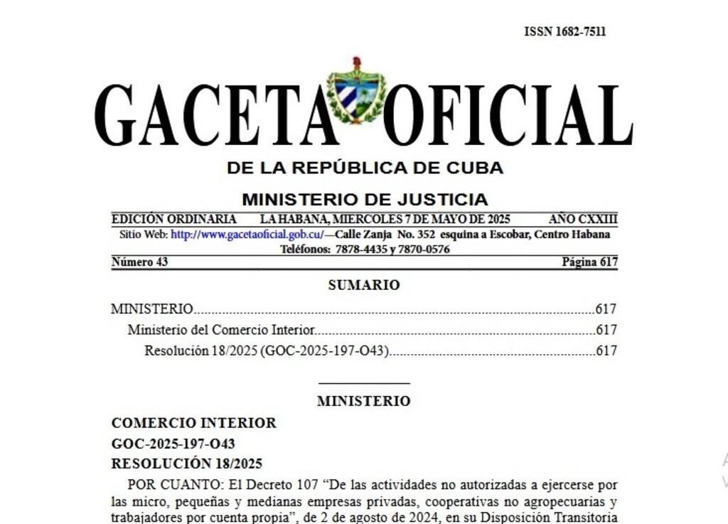 resolución 18
