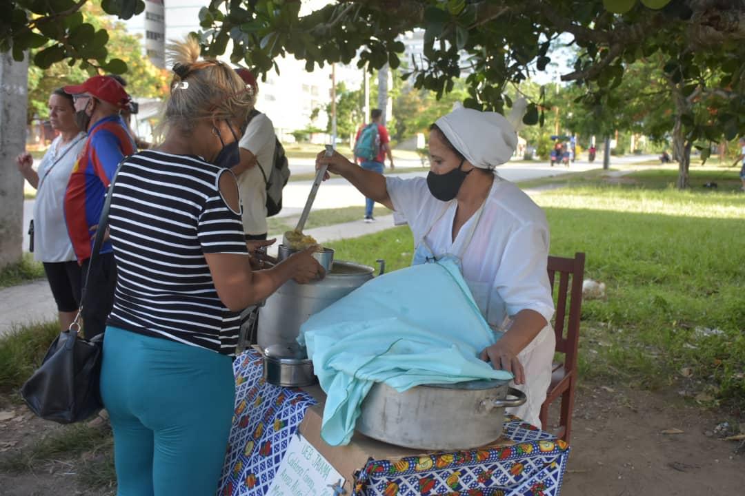 contigencia venta de comida